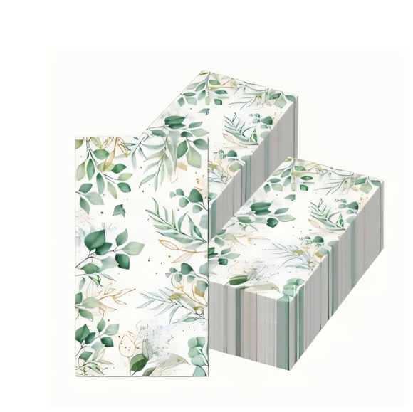 Other - NEW EUCALYPTUS PRINT NAPKINS 100 COUNT PACKAGE 12" x 7"